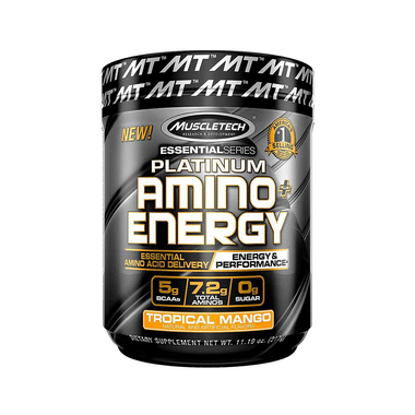 Muscletech Essential Series Platinum Amino+ Energy Tropical Mango