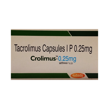 Crolimus 0.25mg Capsule