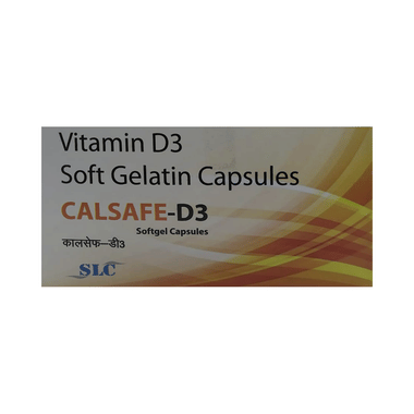 Calsafe-D3 Softgel Capsule