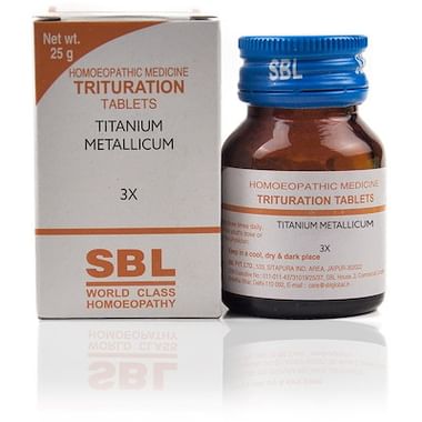 SBL Titanium Metallicum Trituration Tablet 3X