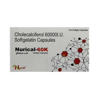 Nurical 60K Soft Gelatin Capsule