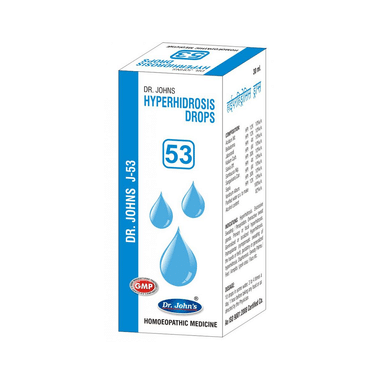 Dr Johns J 53 Hyperhidrosis Drop Buy Bottle Of 30 Ml Drop At Best Price In India 1mg