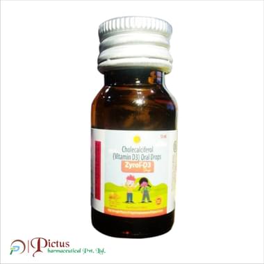 Zyrol-D3 800iu ओरल ड्रॉप्स