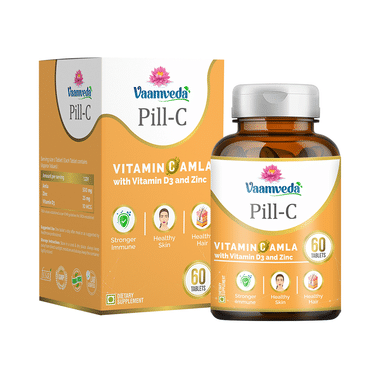 Vaamveda Pill-C Vitamin C Amla With Vitamin D3 And Zinc Tablet