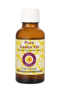 Deve Herbes Pure Castor/Ricinus Communis Cold Pressed Oil