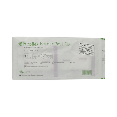 Mepilex Border Post-Op Dressing 10cm X 25cm