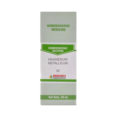 Bakson's Homoeopathy Magnesium Metallicum Dilution 30