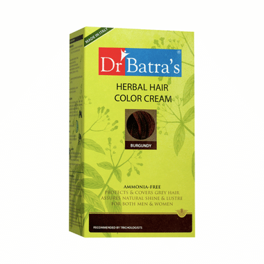 Dr Batra's Herbal Hair Color Cream Burgundy