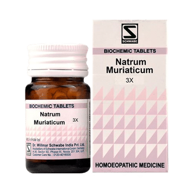 Dr Willmar Schwabe India Natrum Muriaticum Biochemic Tablet 3X