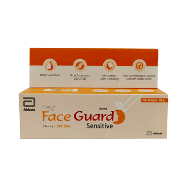 Tvaksh Face Guard Sensitive Sunscreen SPF 50+