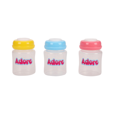 Adore Breast Milk Storage Bottles Multicolor