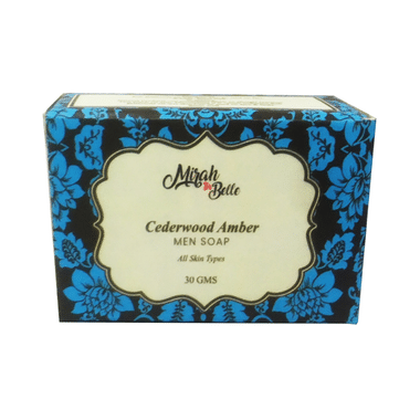 Mirah Belle Cedarwood Amber Men Soap