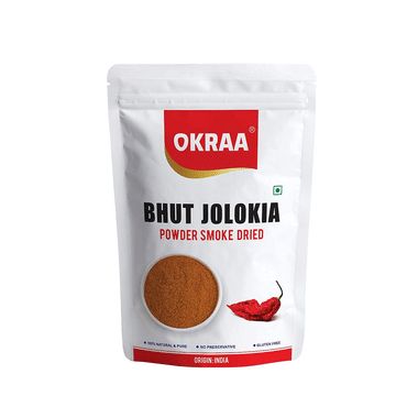 Okraa Bhut Jolokia Powder Smoke Dried