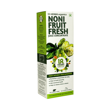 18 Herbs Organics Noni Fruit Fresh Juice Concentrate