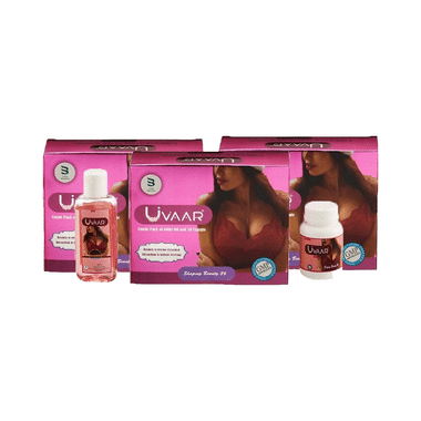 Uvaar Combi Pack Of 60ml Oil And 30 Capsule