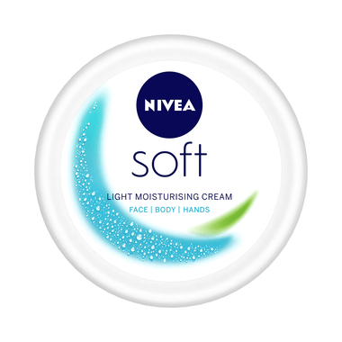 Nivea Soft Light Moisturiser For Face, Body & Hands | For All Skin Types