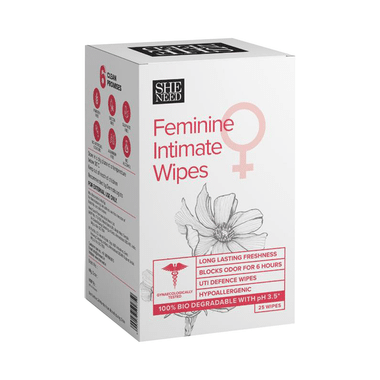 SheNeed Feminine Intimate Wipes