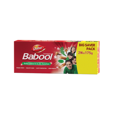 Dabur Babool Toothpaste Big Saver Pack (2 X 175gm)