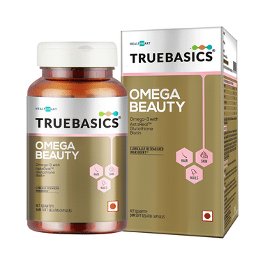 TrueBasics Omega Beauty Soft Gelatin Capsule