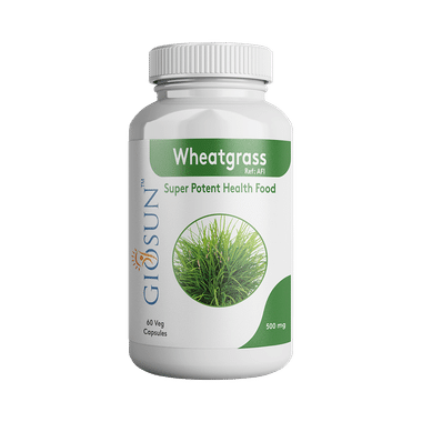 Giosun Wheatgrass 500mg Veg Capsule