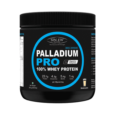 Sinew Nutrition Palladium Pro 100% Whey Protein With Digestive Enzymes Butterscotch