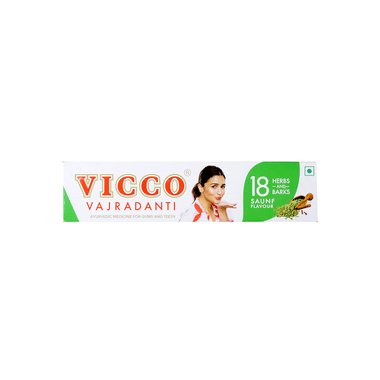Vicco Vajradanti Ayurvedic Medicine For Healthy Gums And Teeth | Saunf