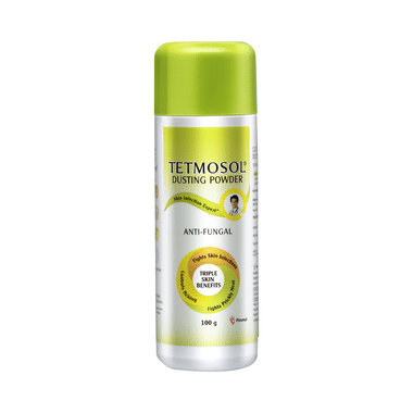 Tetmosol Anti-Fungal Dusting Powder For Skin Infection & Itching Relief | Fresh Lime Fragrance