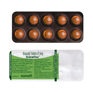 Dulcoflex Laxative Tablet for Constipation Relief & Healthy Bowel Movement