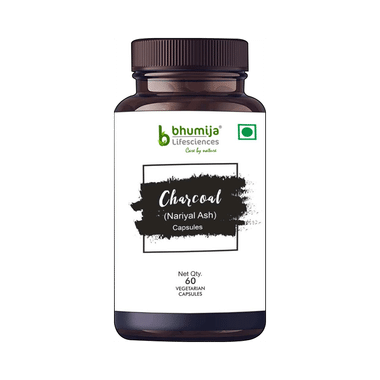 Bhumija Lifesciences Activated Charcoal Vegetarian Capsule