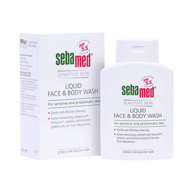 Sebamed Liquid Face & Body Wash With Allantoin | For Sensitive Skin