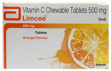 Limcee Vitamin C Chewable Tablet | Flavour Orange