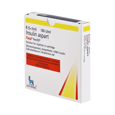 Fiasp 100IU/ml Penfill (3ml Each)