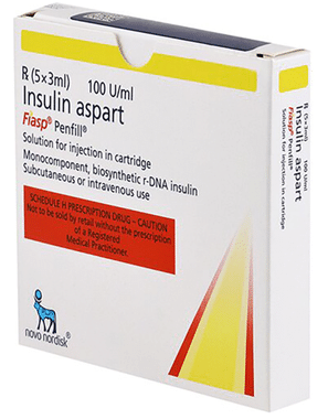 Fiasp 100IU/ml Penfill (3ml Each)
