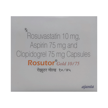 Rosutor Gold 10/75 Capsule
