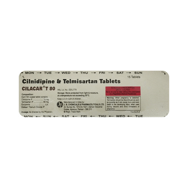 Cilacar T 80 Tablet