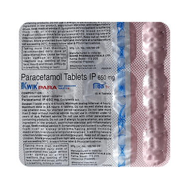 Kwik Para Fast Dissolving Tablet