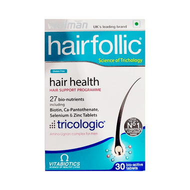 Wellman Hairfollic Hair Health Supplement Bio-Active Tablet Gluten Free