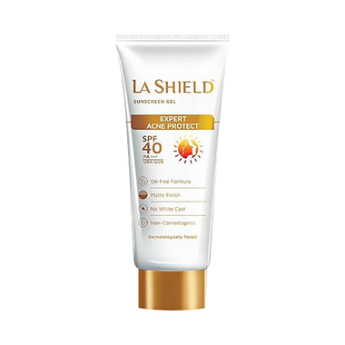 La Shield SPF 40 Sunscreen | Broad Spectrum UVA/UVB Protection Gel