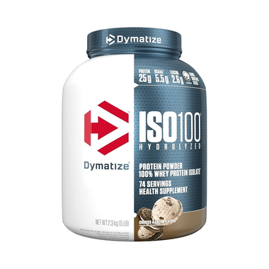 Dymatize Nutrition ISO 100 Hydrolyzed 100% Whey Protein Isloate Powder Cookies & Cream