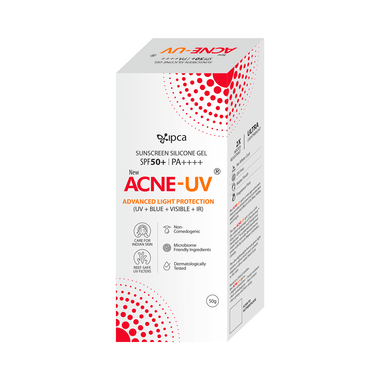 New Acne-UV Advanced Light Protection Sunscreen Silicone Gel SPF 50+ PA++++