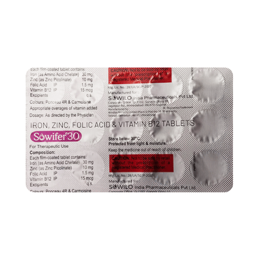 Sowifer 30 Tablet