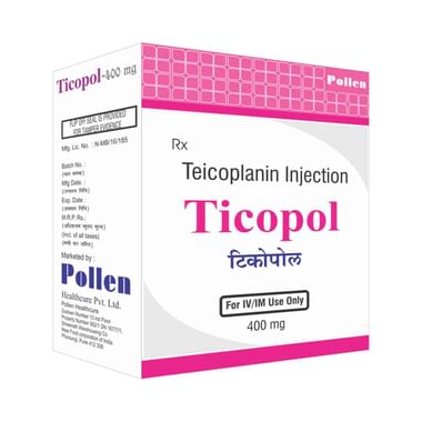 Ticopol 400mg Powder for Injection