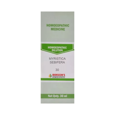Bakson's Homoeopathy Myristica Sebifera Dilution 30