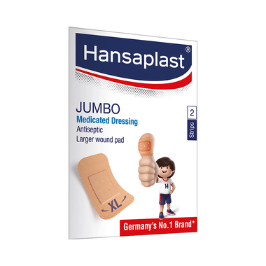 Hansaplast Jumbo Antiseptic Larger Wound Pad