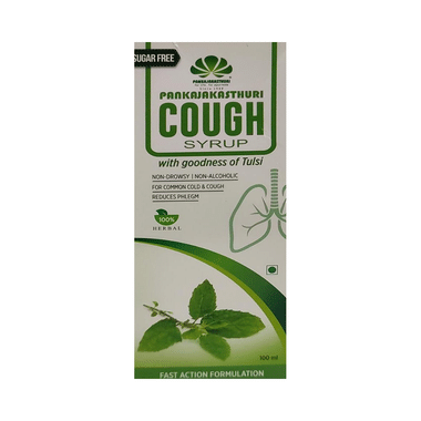 Pankajakasthuri Cough Syrup Tulsi Sugar Free