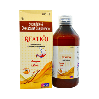 Qfate-O Oral Suspension Delicious Orange Sugar Free