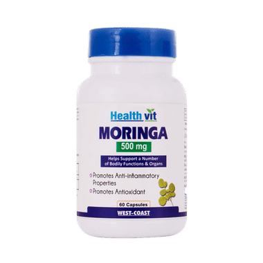 HealthVit Moringa Essential Nutrition 500mg Capsule