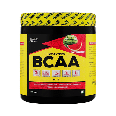 HealthVit Fitness Instantized BCAA 2:1:1 Powder Watermelon