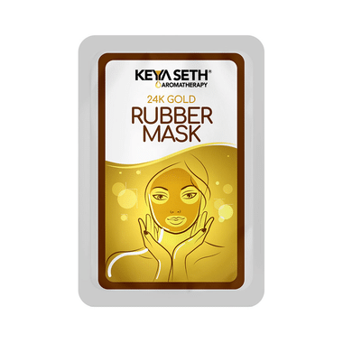 Keya Seth Aromatherapy 24K Gold Rubber Face Mask