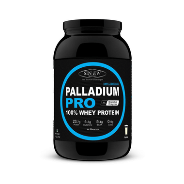 Sinew Nutrition Palladium Pro 100% Whey Protein With Digestive Enzymes Vanilla
